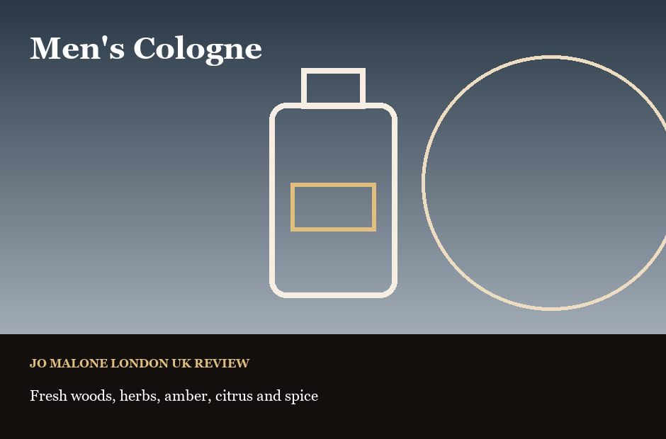 Men's Cologne product card for Jo Malone London