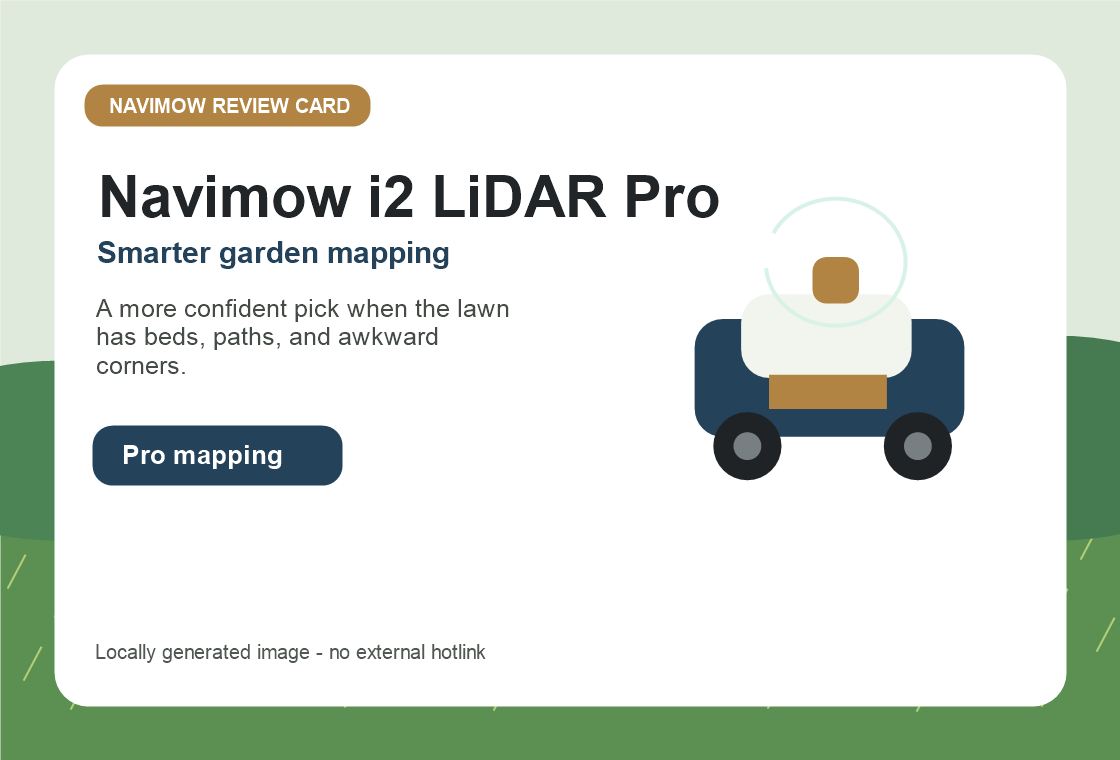 Navimow i2 LiDAR Pro product card