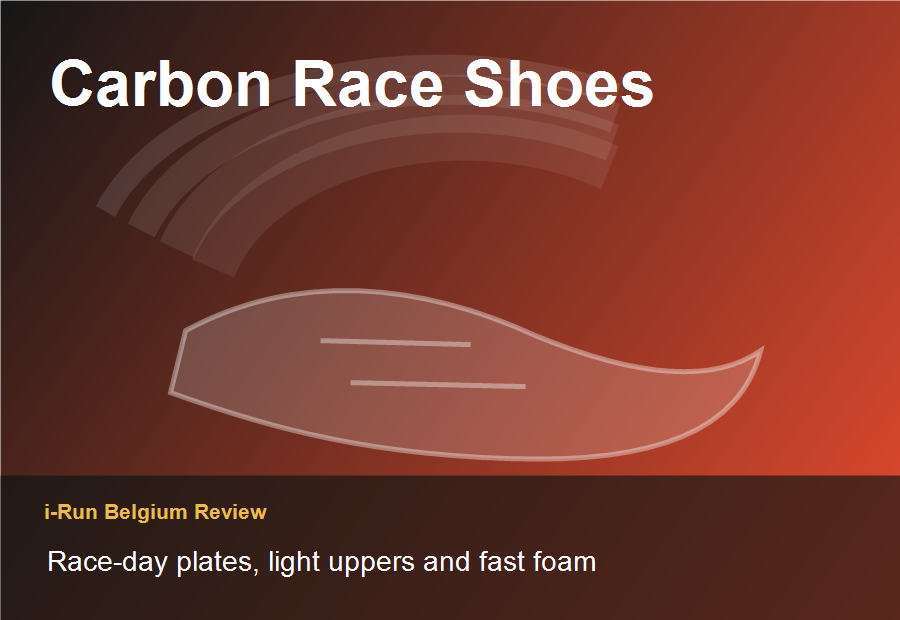 Carbon Race Shoes product card for i-Run Belgium